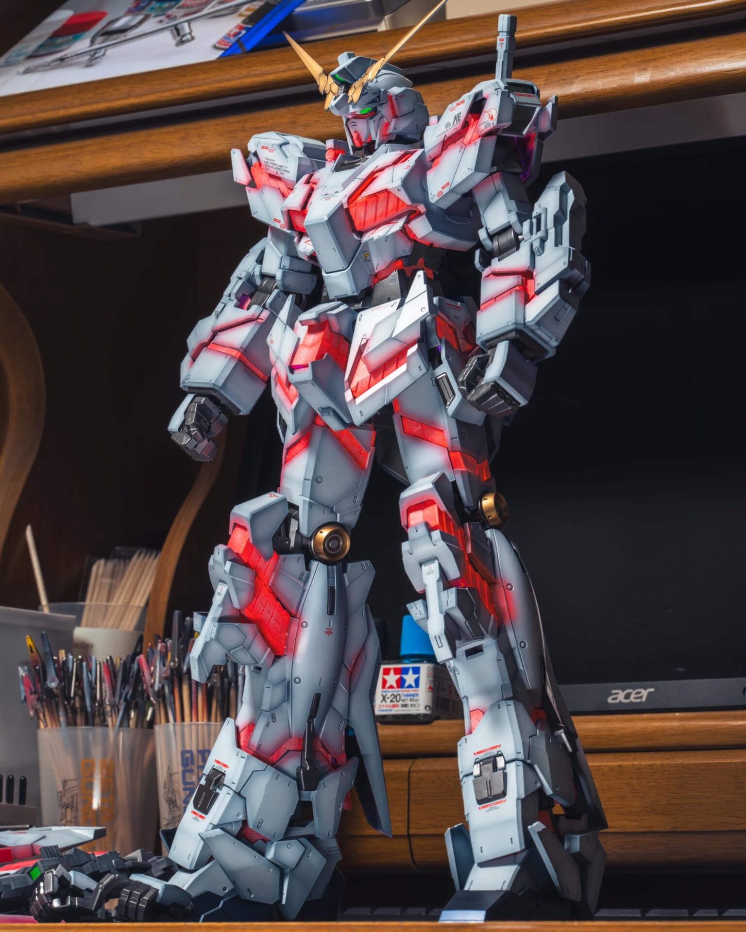 メガサイズ 斜めからの展示写真